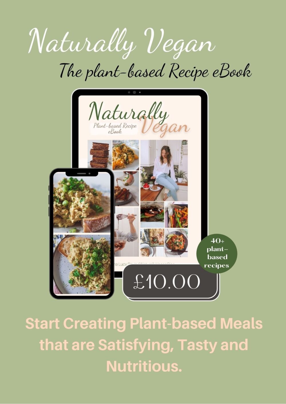 Naturally vegan promo graphic