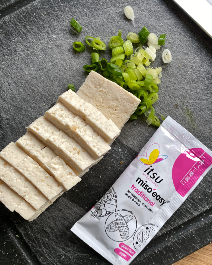 Tofu and miso soup
